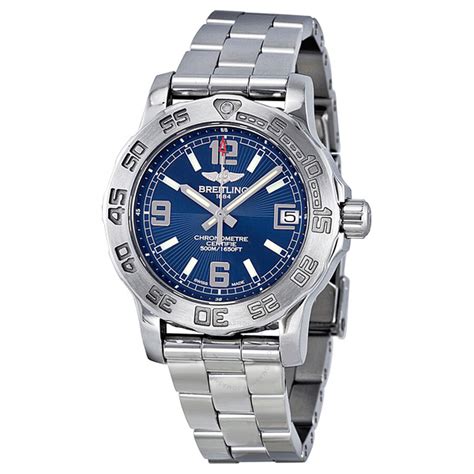 breitling colt 33 blue dial ladies watch|Breitling Colt 33 Blue Dial Ladies Watch A7738711.